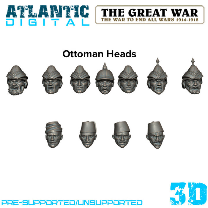 WW1 Ottoman Heads