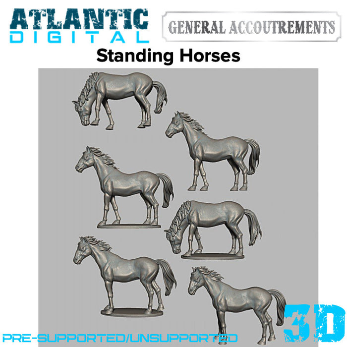 Standing Horses