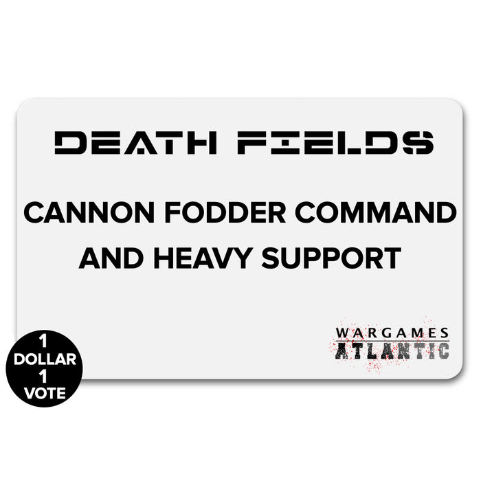 Cannon Fodder Command and Heavy Support