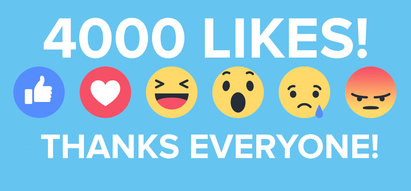 4000 Likes! Thank You!