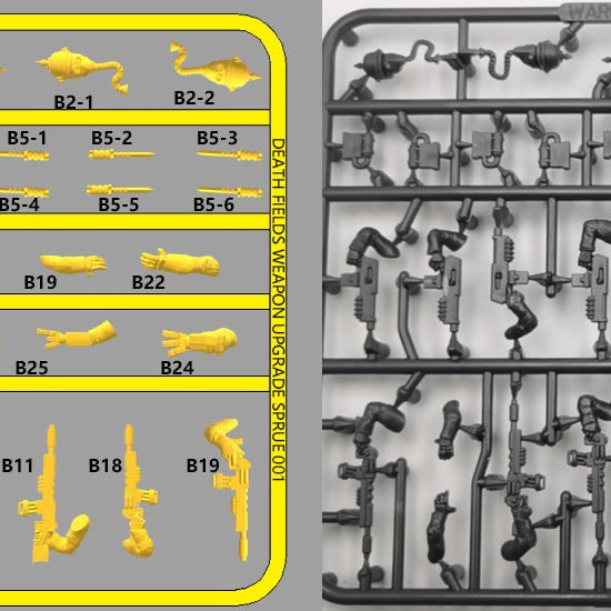 Something New: Death Fields Weapons Sprue!