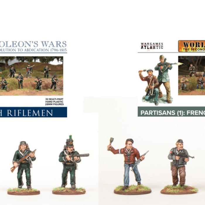 French Resistance and British Riflemen Available Worldwide!