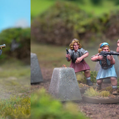 Two New Plastic Sets! Patrick Harper and Female French Resistance!