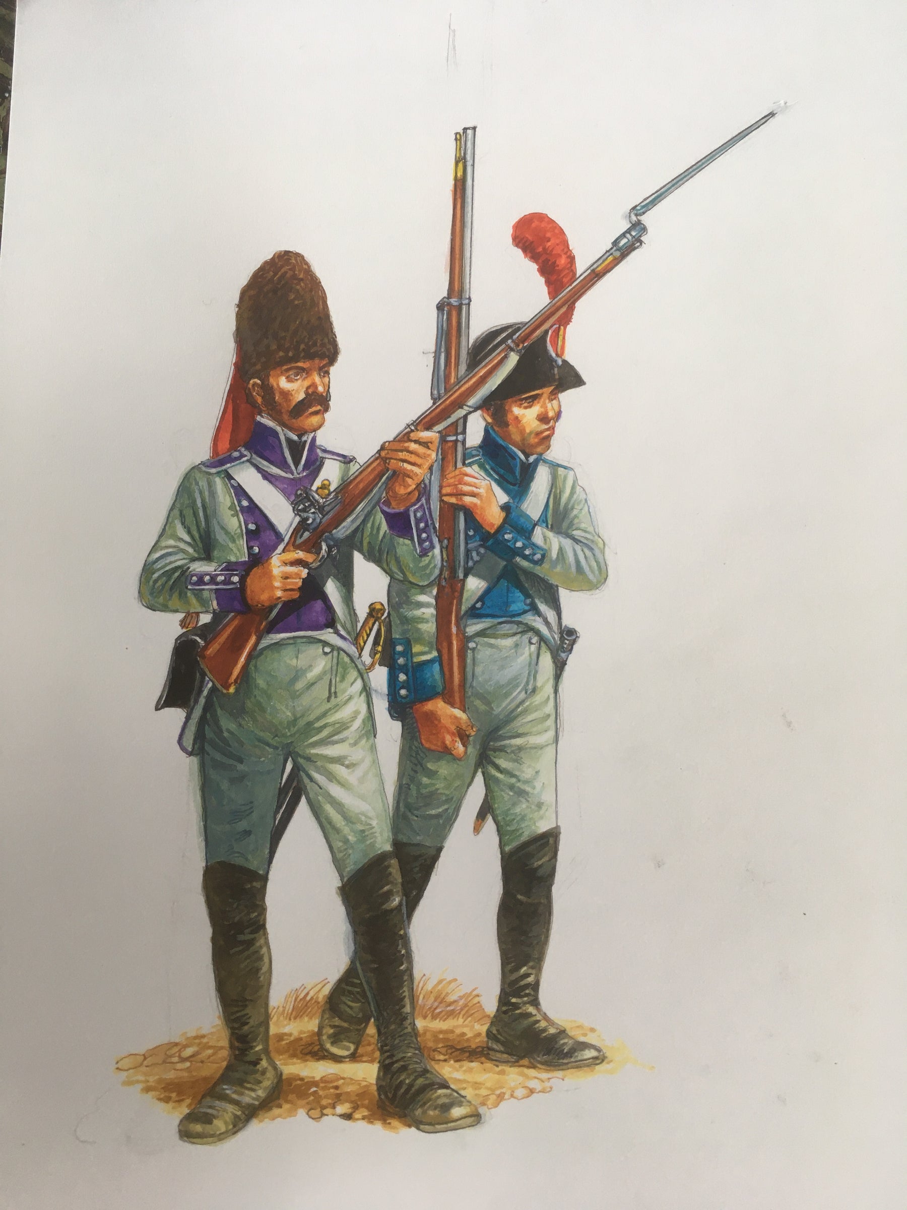 Napoleonic Spanish Artwork in from Peter Dennis