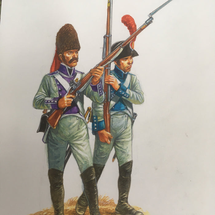 Napoleonic Spanish Artwork in from Peter Dennis