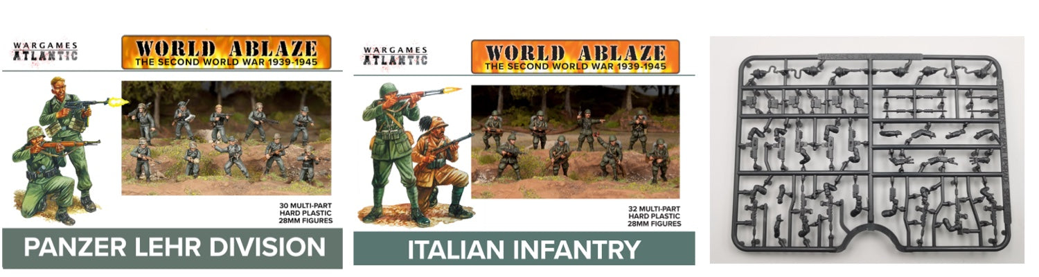 Italians, Panzer Lehr, Death Fields Sprue Out in USA!