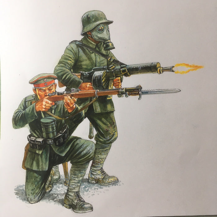 Peter Dennis' WW1 Illustration