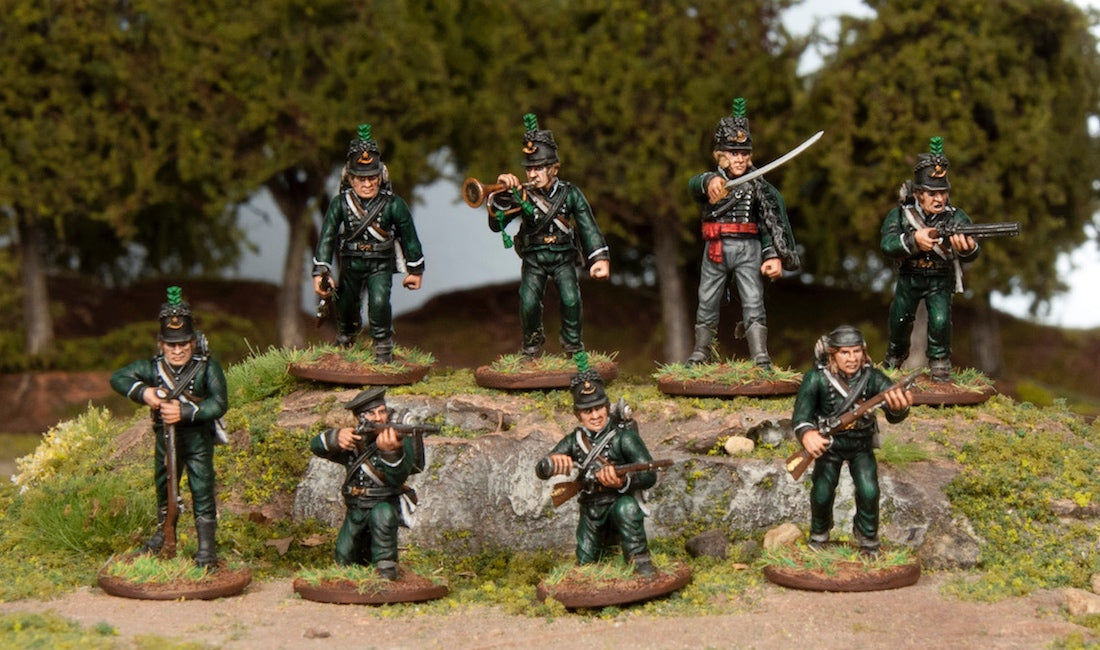 British Riflemen Ready to Take the Field