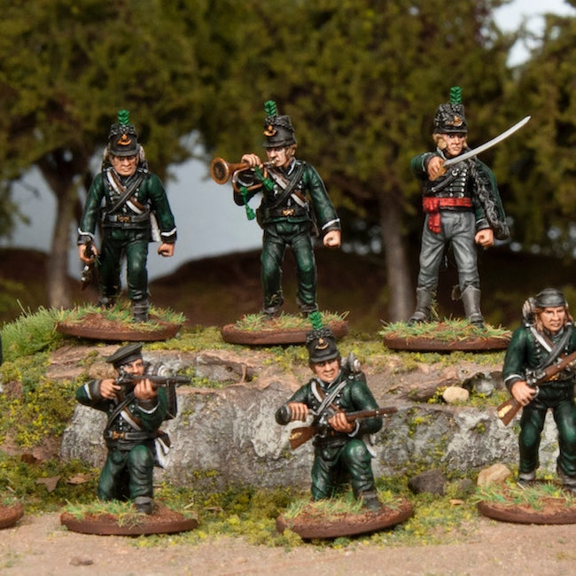 British Riflemen Ready to Take the Field