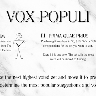 A New Vox Populi!