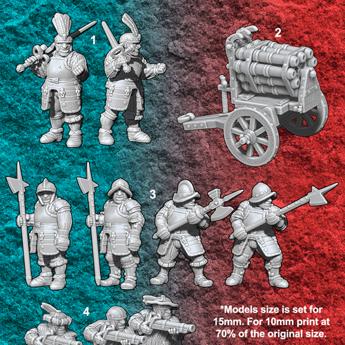 10mm and 15mm Imperial Support- Army Bundle