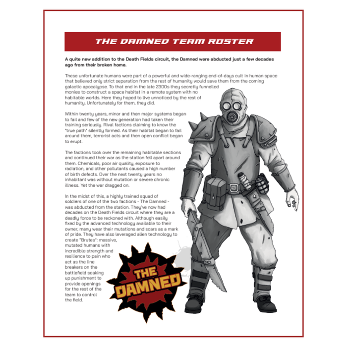 The Damned Team Roster