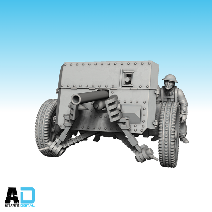 British 2 pound Anti Tank Gun