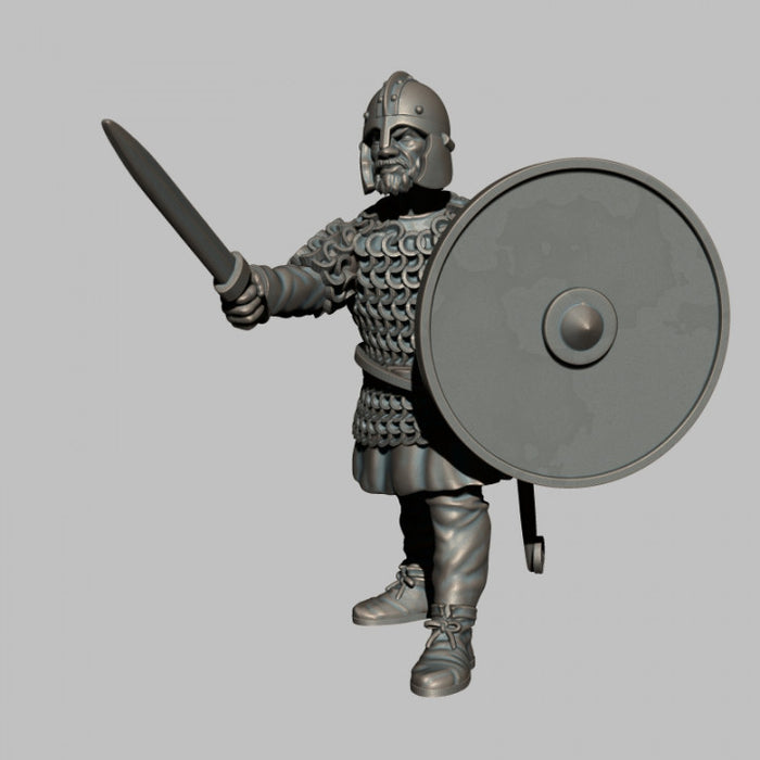 Sub-Roman Warlord and Retinue