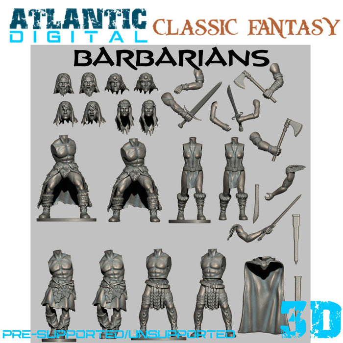 Classic Fantasy Barbarians