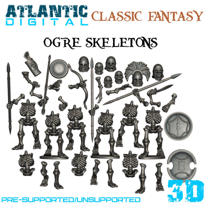 Classic Fantasy Ogre Skeletons