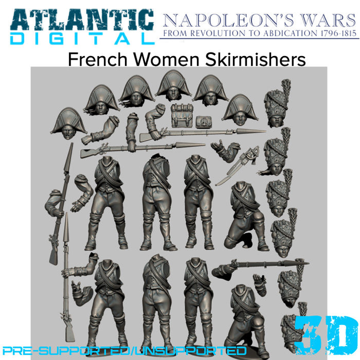 Napoleonic French Skirmishers (Female - Imagi-nations)
