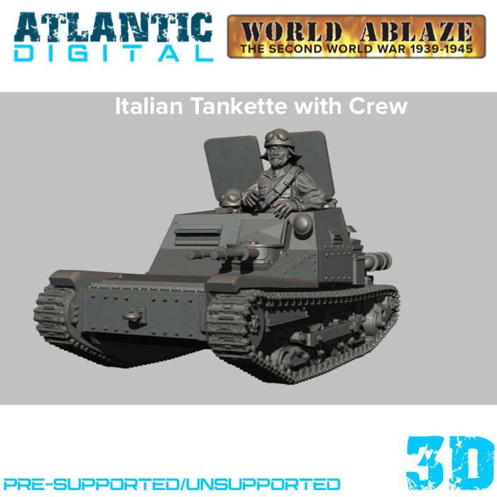 Italian Tankette and Crew