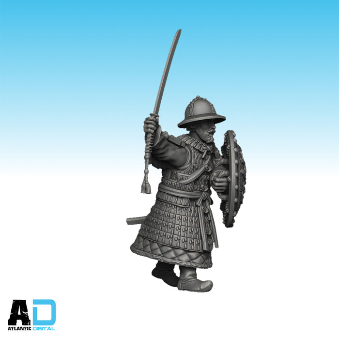 Joseon warriors in scale lamellar armor