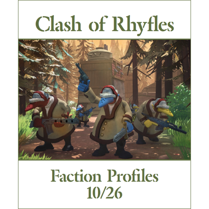 Quar: Clash of Rhyfles Unit Profiles