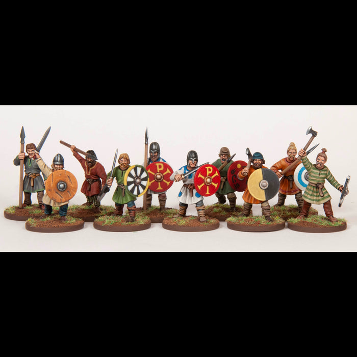 Lot de 6 cavaliers saxons en 15mm, 20mm, 28mm Lot de 6 cavaliers saxons en 15mm, 20mm, 28mm