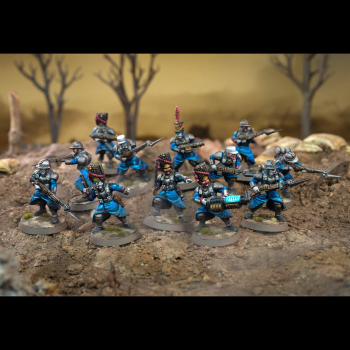 Wargames Atlantic Death Fields - Figura di cavalleria Les Grognards (9 personaggi), in plastica rigida (polistirene ad alto impatto), 28 mm, prodotta Wargames Atlantic Death Fields - Figura di cavalleria Les Grognards (9 personaggi), in plastica rigida (polistirene ad alto impatto), 28 mm, prodotta