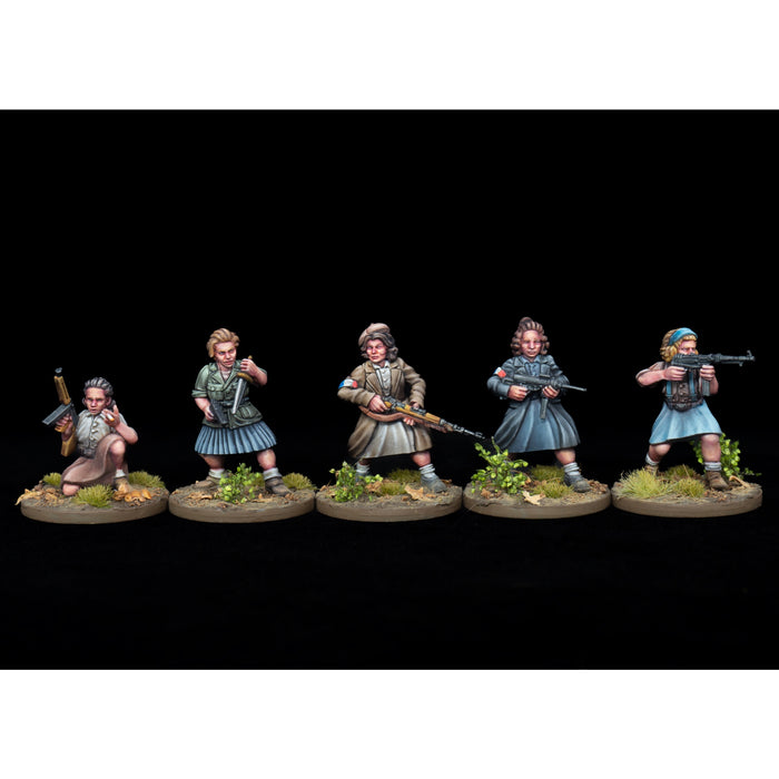 Partisans (2) French Resistance Women