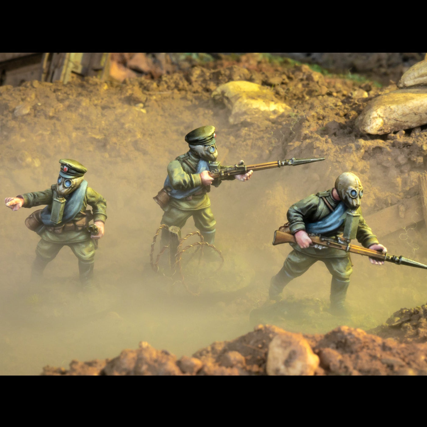 Wargames Atlantic The Great War - Russian Infantry 1914-18 (35 figurines) - Figurines en plastique rigide (polystyrène à fort impact) - 28 mm - Fabriquées aux États-Unis