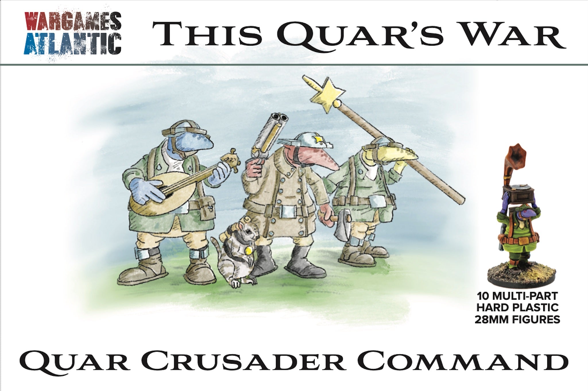 Quar Coftyran Infantry Miniatures – Wargames Atlantic (WAAQU002) – New Plastic Kit