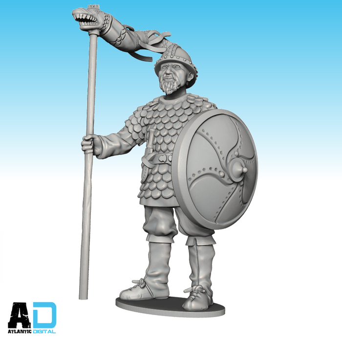 Carolingian Warriors In Scale Armor