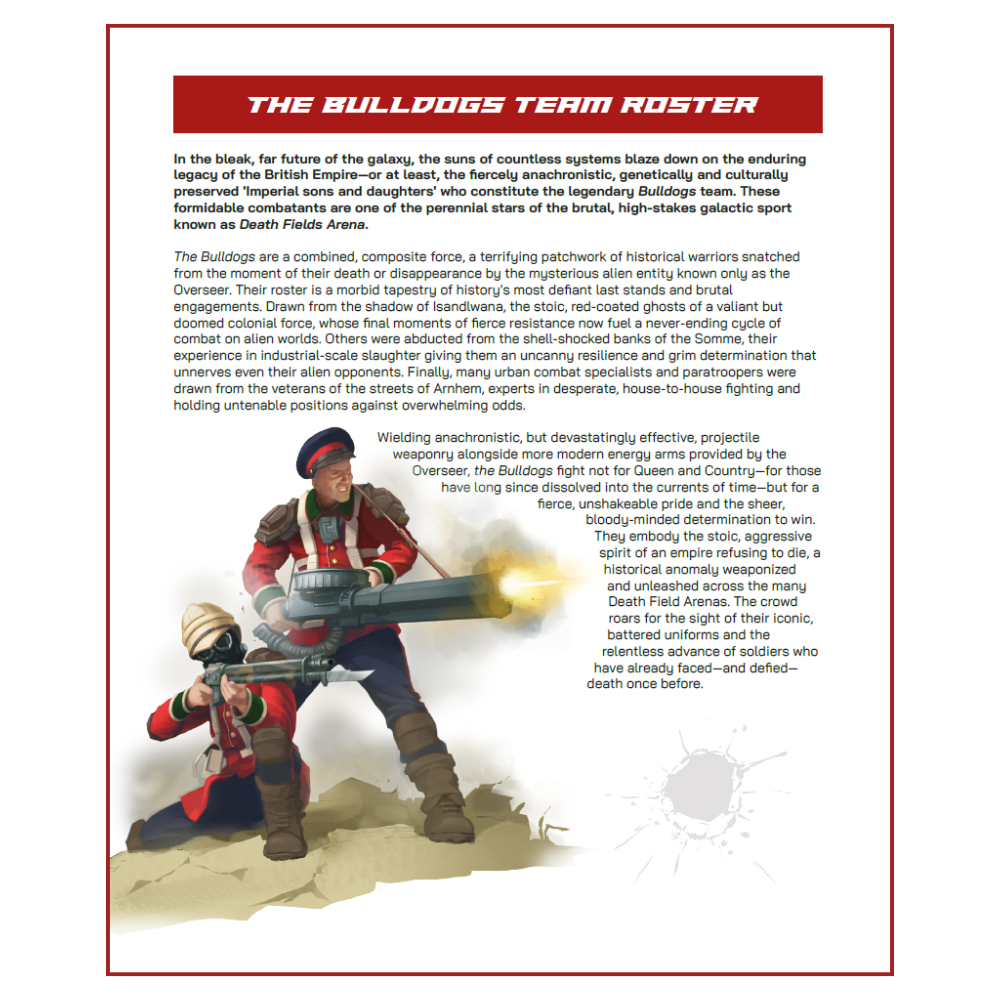 Bulldog Team Roster — Wargames Atlantic