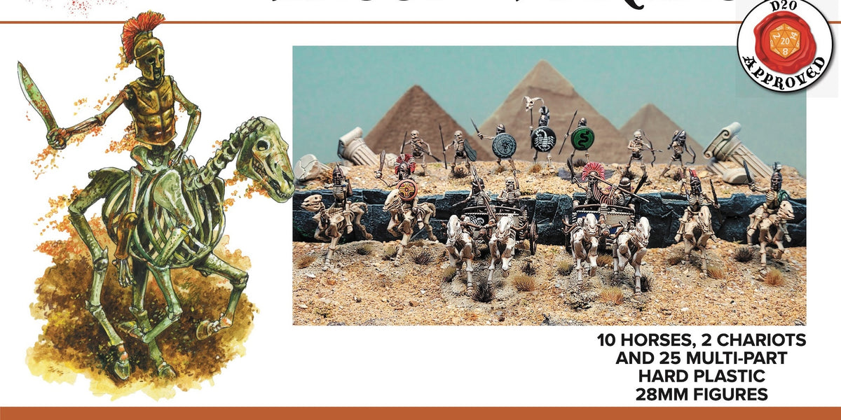忌際　chariots Skeleton Cavalry and Chariots — Wargames Atlantic