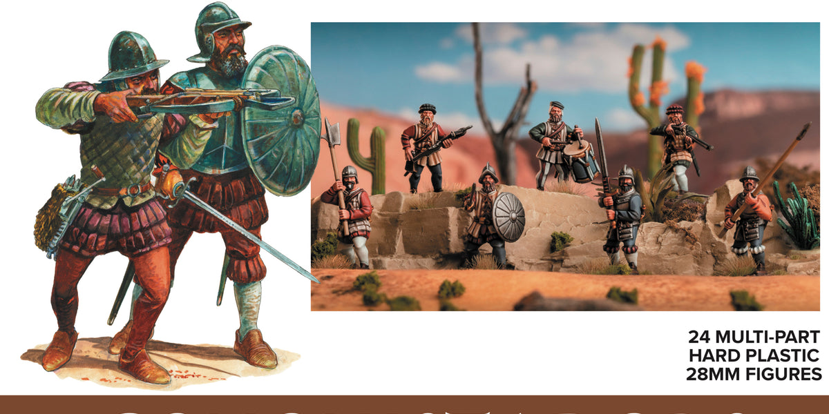 Wargames Atlantic - Renaissance: Azteekse krijgers (30 figuren van hard plastic 28 mm Wargames Atlantic - Renaissance: Azteekse krijgers (30 figuren van hard plastic 28 mm